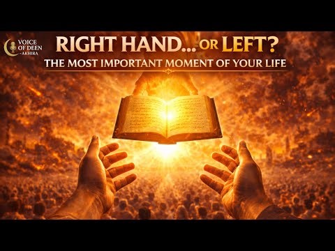 Right Hand or Left? The Most Important Moment of Your Life | The Book of Deeds |Voice of Deen-Ākhira