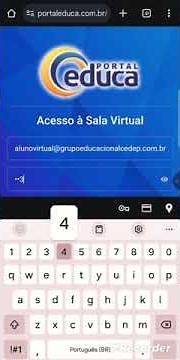 Como Acessar a Sala Virtual do Portal Educa pelo Celular | Tutorial Rápido