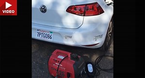 Honda Gas Generator Helps Relieve VW Golf-e Range Anxiety | Carscoops