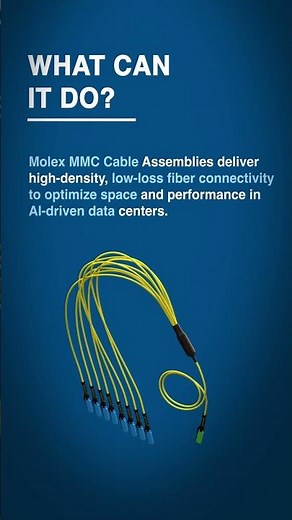 Molex MMC Cable Assemblies: Product Shorts | Mouser Electronics