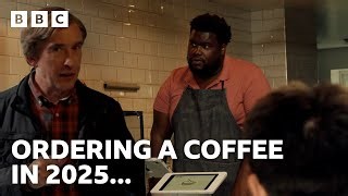 BBC Alan Partridge attempts to order a coffee in 2025 | How Are You? advert UK
