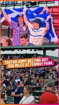 🏴󠁧󠁢󠁳󠁣󠁴󠁿 I WOULD WALK 500 MILES 🔥 Tartan Army showing Boston how it's done 😂👏🏼