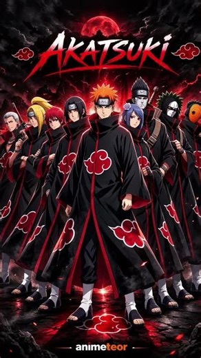 Akatsuki Members Power Explained 💀 | The Most Dangerous Villains in Naruto History! 🔥 #naruto #akat