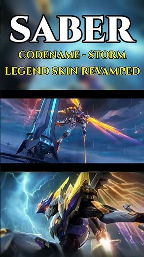 MLBB Saber Legend Skin Revamp #mobilelegends #saber #saberml