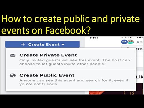 How to Create an Event on Facebook? - Creating Public or Private Event on Facebook - FB Tutorials