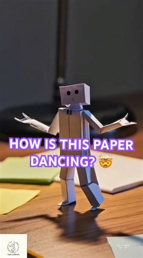 How I Made a satisfying Paper stop motion Dance 2026 #shorts #animation