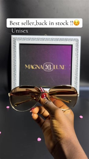 Perfect for every occasion from casual outings to parties and owambes ✨ Unisex. Versatile. Effortlessly stylish. Step out feeling like the main character every single time 🕶️ 🏷️ ₦10,500 Each pair comes in a luxe drawstring pouch with a microfiber lens wipe To order, send a DM to 08147287018 on WhatsApp or @magna_luxe on Instagram #sunglasses #magnaluxe #shadeinilorin