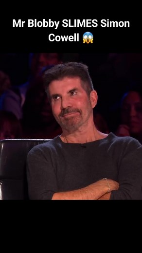 Mr Blobby SLIMES Simon Cowell! Watch the Hilarious Britain's Got Talent Moment