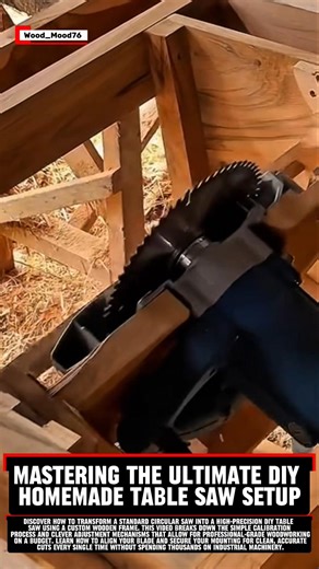 Mastering the Ultimate DIY Homemade Table Saw Setup #woodworking #circularsaw