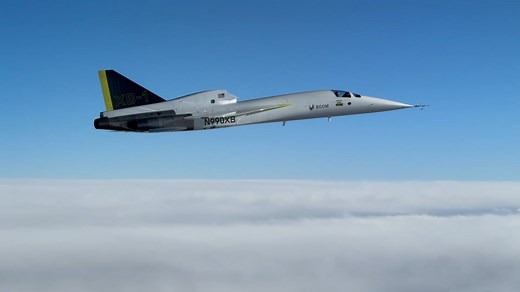 The company planning a successor to Concorde makes its first supersonic test