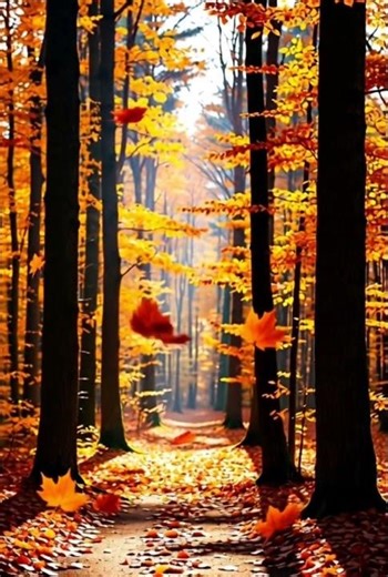 autumn asmr leaves #shorts #asmr #autumnleaf