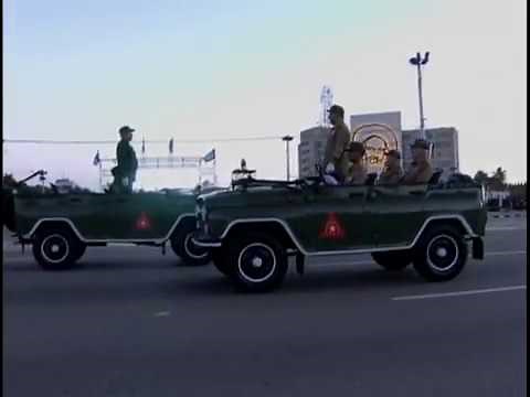 Desfile Militar y Marcha del Pueblo Combatiente en la Plaza de la Revolución en La Habana