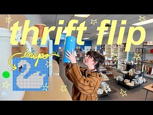 Stop doomscrolling & come thrift with me in an empty thrift store 🦢 thrift flip DIY