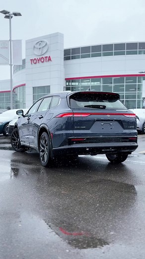 SNOW DAY☃️❄️ When the world outside is all snow and silence, the 2025 Toyota Crown Signia in Storm Cloud wraps you in warmth — from heated steering wheel to heated front and rear seats.✨🌨️ This particular unit has been equipped with our Full Paint Protection Film Kit and a Toyota Dash Cam! #toyota #toyotacanada #crownsignia #toyotacrown #yeg #explore #edmonton #alberta #snow #wintermood | Toyota Northwest Edmonton