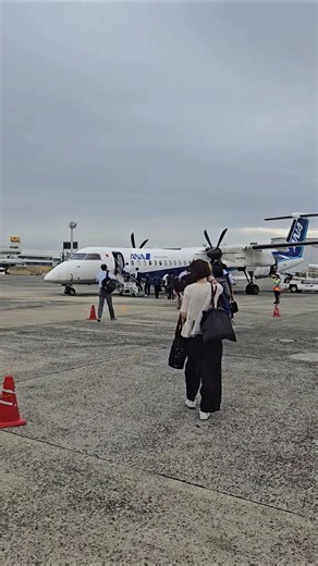 ANA DHC8-Q400型 #飛行機 #乗り物