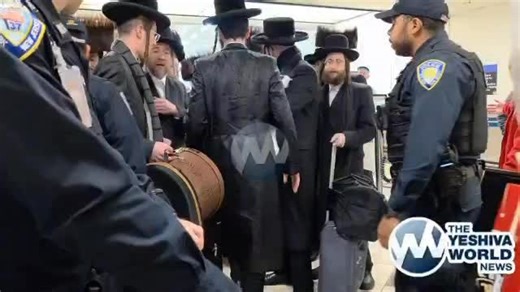 TheYeshivaWorld.com on Instagram: "The Satmar Rebbe of Kiryas Joel, HaRav Aharon Teitelbaum, leaving Newark Airport tonight as he heads to Eretz Yisroel for a major trip with hundreds of Chassidim. The Rebbe is spending a day in Greece before heading to Israel."
