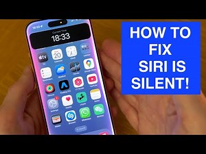 How To Fix Siri Silent