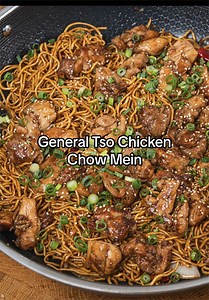 General Tso Chicken Chow Mein Recipe — Easy Soy Sauce Noodles