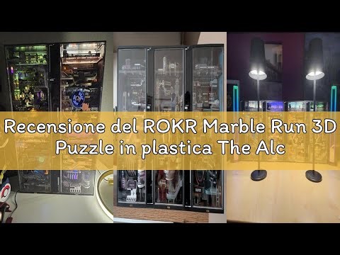 Recensione del ROKR Marble Run 3D Puzzle in plastica The Alchemy City Model Kit per adulti con attiv