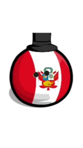 a mr perú se le pixelio XD #countryballs #memes #humor