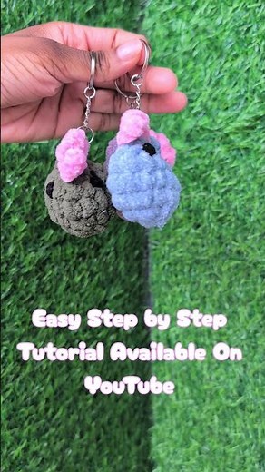 Full Free Easy Beginner Friendly Mini Crochet Chicken Tutorial Available ‪@CozyComfyLoopsShorts‬ #viral