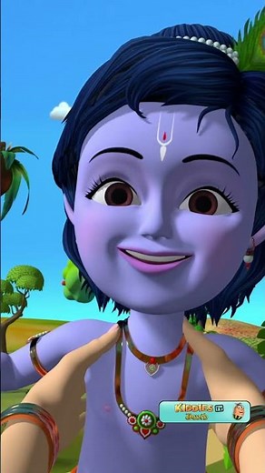 Little Krishna | Telugu nursery rhymes for kids | Kiddies TV Telugu
