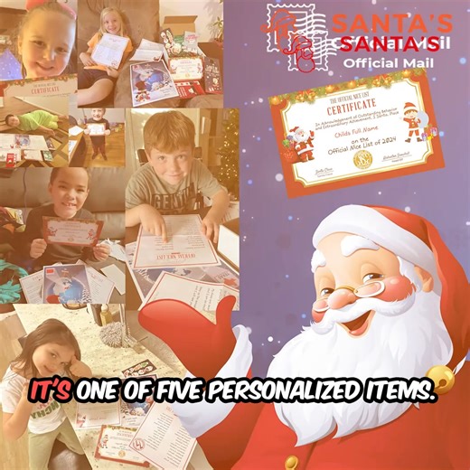 If the questions about Santa are starting… this is your answer. Santa’s Official Mail sends a personalized letter and keepsakes that arrive right when you choose, with free shipping and a 20% discount. No crafts, no stress, just big smiles when they see their name from Santa. Order in minutes: santasofficialmail.com | Magically Mailed