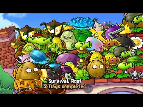 Plants Vs Zombies | Gameplay Survival day | PvZ mod menu Ep 010