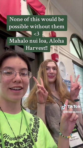 Happy Aloha Friday! We're taking this Friday to celebrate one of our many hoa aloha -- or friends -- and their amazing work in our local comunit. ʻaʻohe hana nui ke alu ʻia! No task is too big when done together by all 💚💚💚 #community #foodrescue #alohaharvest #trio #fup #fyp #fypシ #fyppppppppppppppppppppppp #hawaii #hawaiilife #kaneohe #wcc #universityofhawaii #foodie #freefood #kitchen #trio #triosss #trioworks #triostrong #hawaiitiktok #foodtok
