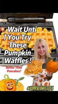 Pumpkin Waffles Recipe ! You’ll Make These Every Weekend 😍