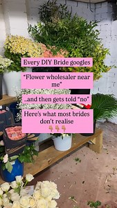 Every DIY bride Googles “flower wholesaler near me”… and then gets told “sorry, we only sell to florists.” 😩 One of the biggest frustrations I hear from brides DIYing their wedding flowers isn’t arranging them… it’s knowing where to actually buy flowers in the first place. Here’s the thing… finding flower suppliers is something professional wedding florists usually learn over years… not something you’re magically going to find overnight! And no, it doesn’t mean you’re doing it wrong. There are