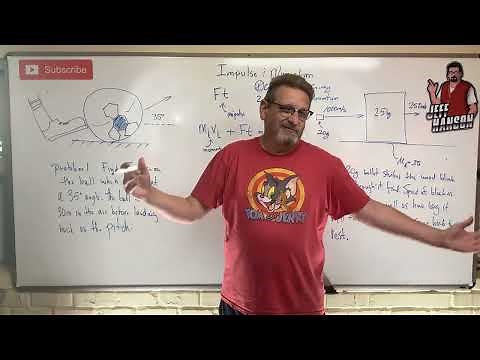 Dynamics: Lesson 26 - Impulse and Momentum Collision Examples