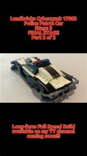 Lumibricks Cyberpunk 17002 - Police Patrol Car (Stage 3 of 3, Part 2 of 2)