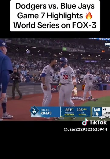 Dodgers vs. Blue Jays Game 7 Highlights