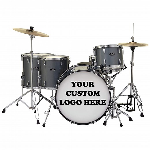 Custom Bass Drum Sticker, Bass Drum Decal, Custom Band Name, Custom Sticker, Custom Decals, Free Shipping, Band Logo, Band Logo Sticker - Etsy