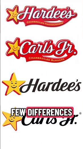 Carl’s Jr. Vs. Hardee’s 👀#comparison #fastfood #burgers #chickenstars