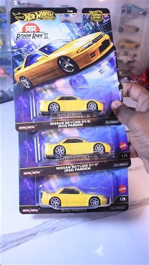 🔥 Hot Wheels Ronin Run II – Nissan Skyline GT-R R32 Pandem (Yellow) 🔥