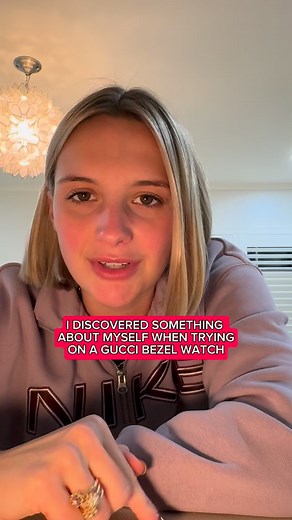 The watch not having numbers really threw me through a loop🤣 #guccibezel #watch #time #guccibezelwatch | Mary Hatheway