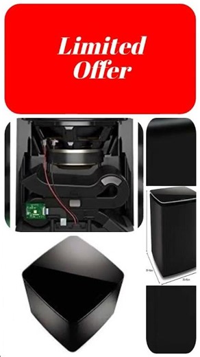 Bose Bass Module 600 Black Wireless, Compact Subwoofer