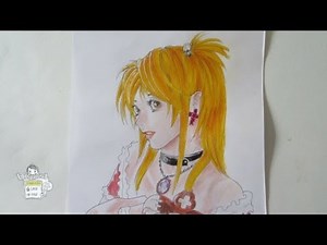 How to draw Amane Misa from Death Note Pt.2 弥 海砂