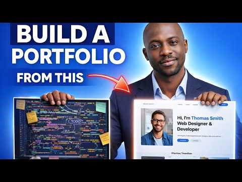 HTML & CSS Beginner Project | Portfolio Website Tutorial.....
