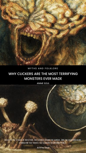 9K views · 241 reactions | Why Clickers Are the Most Terrifying Monsters Ever Made Discover the stages of infection, the science behind the fungus, and the heartbreaking symbolism that makes the Clickers so unforgettable.#TheLastOfUs #Clickers #TheLastOfUsExplained #TheLastOfUsLore #fblifestyle | Anime Soul | Facebook