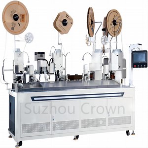 [Hot Item] Automatic Customize Long Short Length Multicore Wire Crimping Terminals Tube Insertion Machine