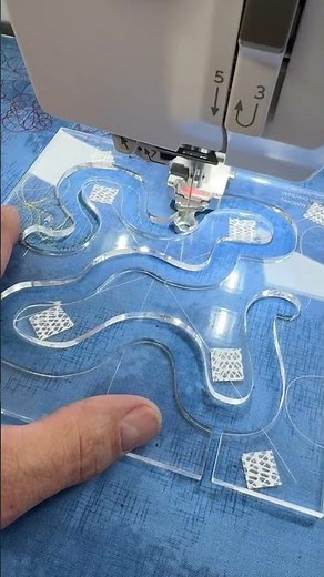 Ruler work quilting on Janome MC9480 using ASR. #cynthiasofbend #janome