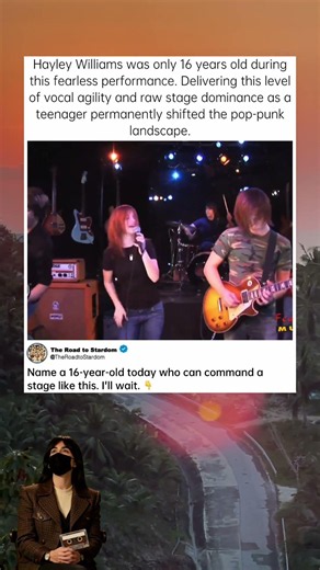 A 16-Year-Old Changed Pop Punk 🎸 #Paramore #HayleyWilliams #PopPunk #EmoRock