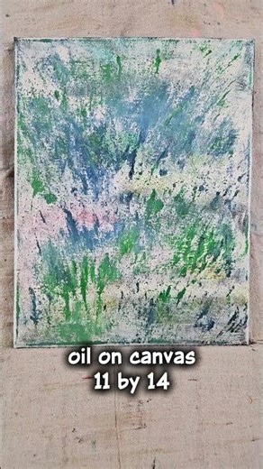 NO. 24 | Abstract Expressionist Oil Painting 11x14