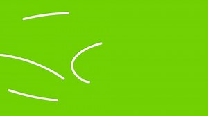 Wind blow on Green Screen and Alpha channel Transparent Background. 2d Cartoon Wind Animation 4k. Cartoon windy air strom overley.