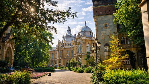 A historic city with classic architecture in Budapest