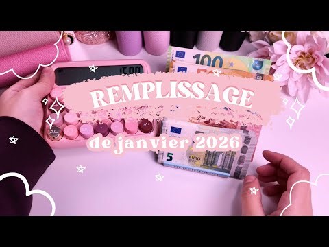 Janvier 2026 ✨ Remplissage des épargnes et défis budget 🎀