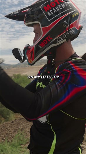 He jumped with one hand... #motocross #dirtbike